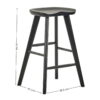 Mulu Bar Stool - Black