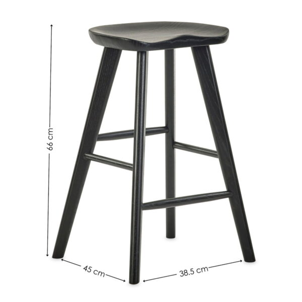 Mulu Bar Stool - Black