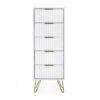 Murano 5 Drawer Tallboy