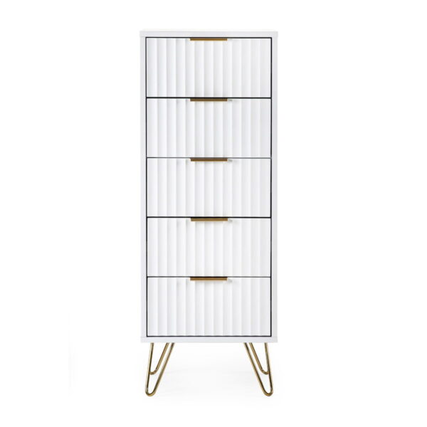 Murano 5 Drawer Tallboy