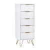 Murano 5 Drawer Tallboy