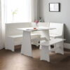 Newport Corner Dining Set - Surf White