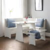 Newport Corner Dining Set - Surf White