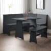 Newport Corner Dining Set - Anthracite