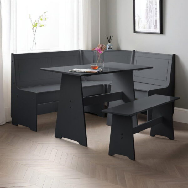 Newport Corner Dining Set - Anthracite