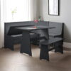 Newport Corner Dining Set - Anthracite