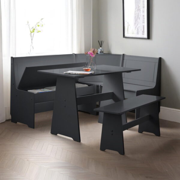 Newport Corner Dining Set - Anthracite