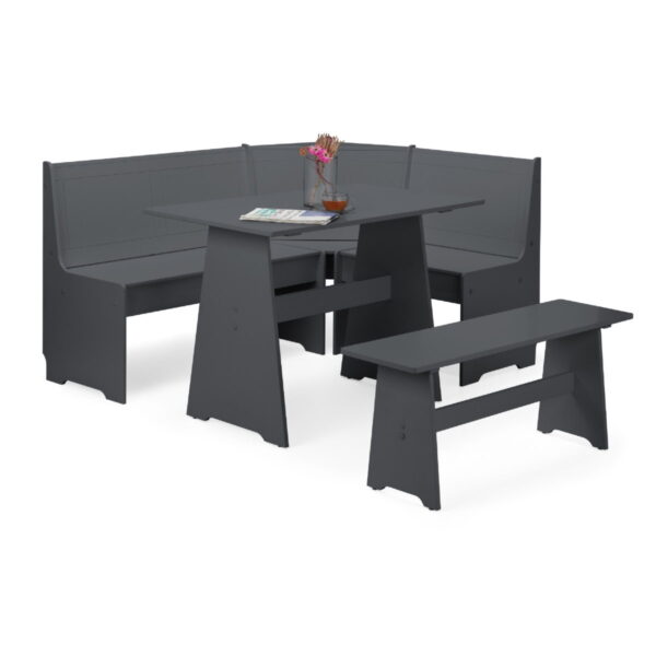 Newport Corner Dining Set - Anthracite