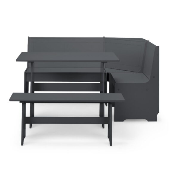 Newport Corner Dining Set - Anthracite