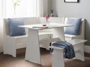 Newport Corner Dining Set - Surf White