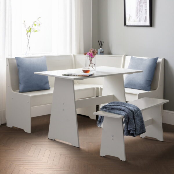 Newport Corner Dining Set - Surf White