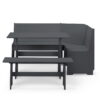 Newport Corner Dining Set - Anthracite