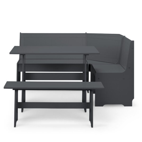 Newport Corner Dining Set - Anthracite