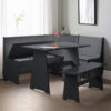 Newport Corner Dining Set - Anthracite