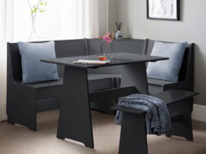 Newport Corner Dining Set - Anthracite