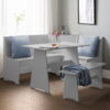 Newport Corner Dining Set - Dove Grey