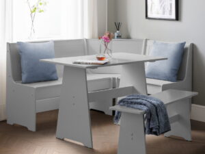 Newport Corner Dining Set - Dove Grey