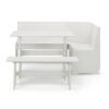 Newport Corner Dining Set - Surf White