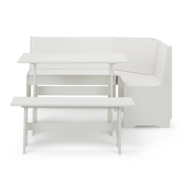 Newport Corner Dining Set - Surf White