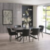 Osaka Extending Dining Table - Natural Stone Effect