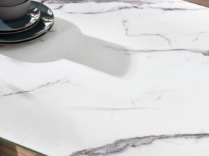 Olympus Dining Table - White Marble
