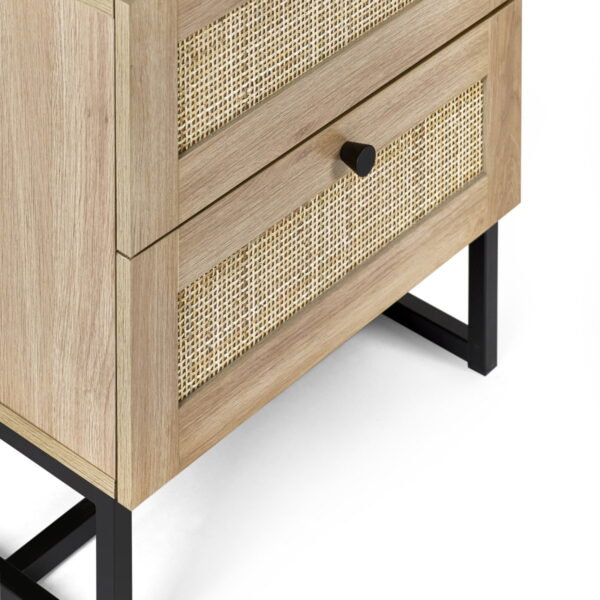 Padstow 2 Drawer Bedside - Oak
