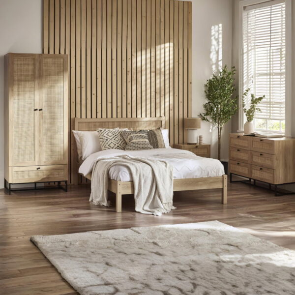 Padstow 2 Drawer Bedside - Oak