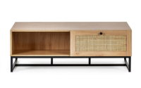 Padstow Coffee Table - Rattan/Black