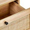 Padstow Coffee Table - Rattan/Oak