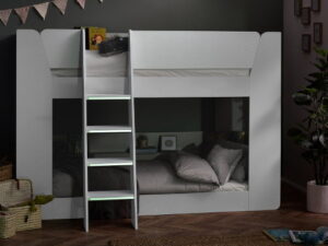 Parsec Bunk Bed - Taupe & White