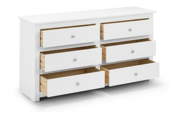 Radley 6 Drawer Chest - Surf White