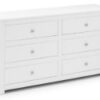 Radley 6 Drawer Chest - Surf White
