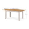 Richmond Extending Dining Table - Elephant Grey/Pale Oak