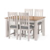 Richmond Extending Dining Table - Elephant Grey/Pale Oak