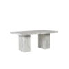 Rome Dining Table - White Marble Effect
