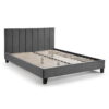 Rosa Velvet Bed in a Box - Grey