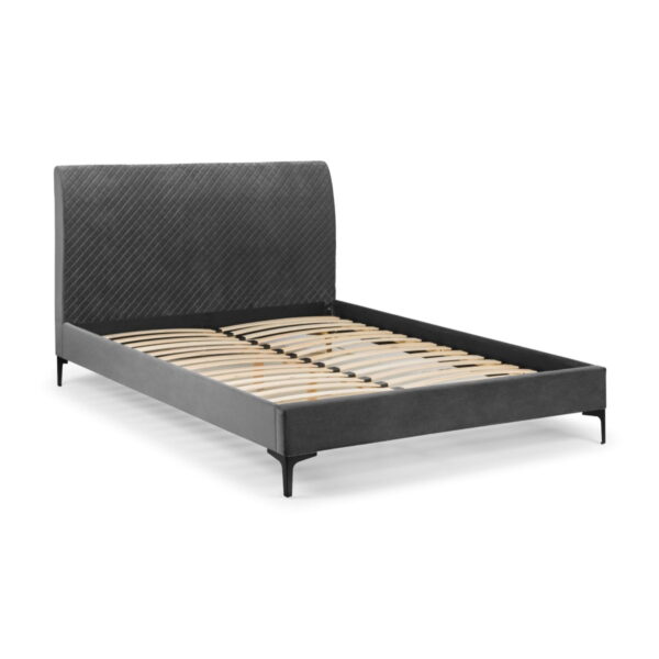 Sanderson Diamond Quilted Velvet Bed