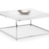 Scala Coffee Table - White Marble/Chrome