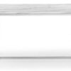 Scala Dining Table - White Marble/Chrome