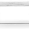 Scala Dining Table - White Marble/Chrome
