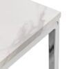 Scala Dining Table - White Marble/Gold