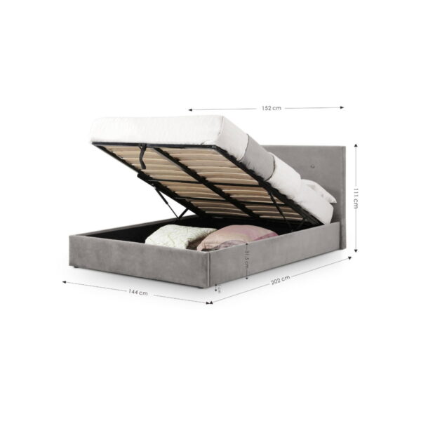 Shoreditch Lift-Up Storage Bed - 150cm