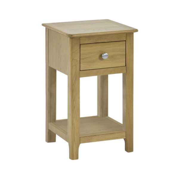 SOM001-3_1200x1200-2 Somerset 1 Drawer Bedside - Truffle/Oak