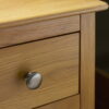 Somerset 1 Drawer Bedside - White/Oak