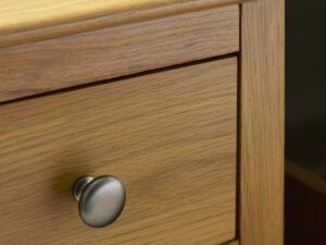 Somerset 1 Drawer Bedside - White/Oak