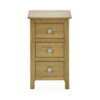 Somerset 3 Drawer Bedside - Truffle/Oak
