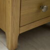 Somerset 3 Drawer Bedside - Truffle/Oak