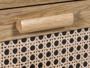 Sydney 2 Drawer Bedside - Oak