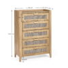 Sydney 5 Drawer Chest - Black Ash