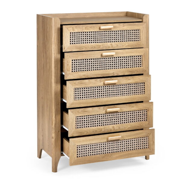 Sydney 5 Drawer Chest - Black Ash